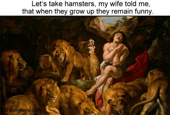Let\'s take hamsters,