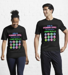 Power dad t-shirt black