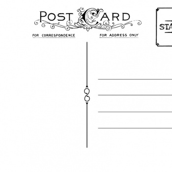 Journey of a postcard in search of a recipient
