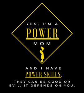 Power mom yellow and black