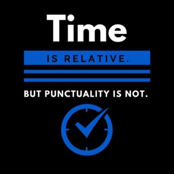 Time is relative - blue