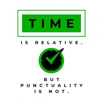 Time is relative - white green 2