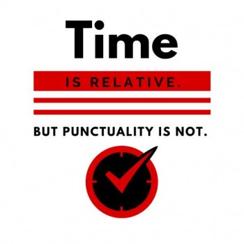 Time is relative - white red