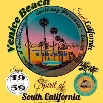 Venice beach yellow
